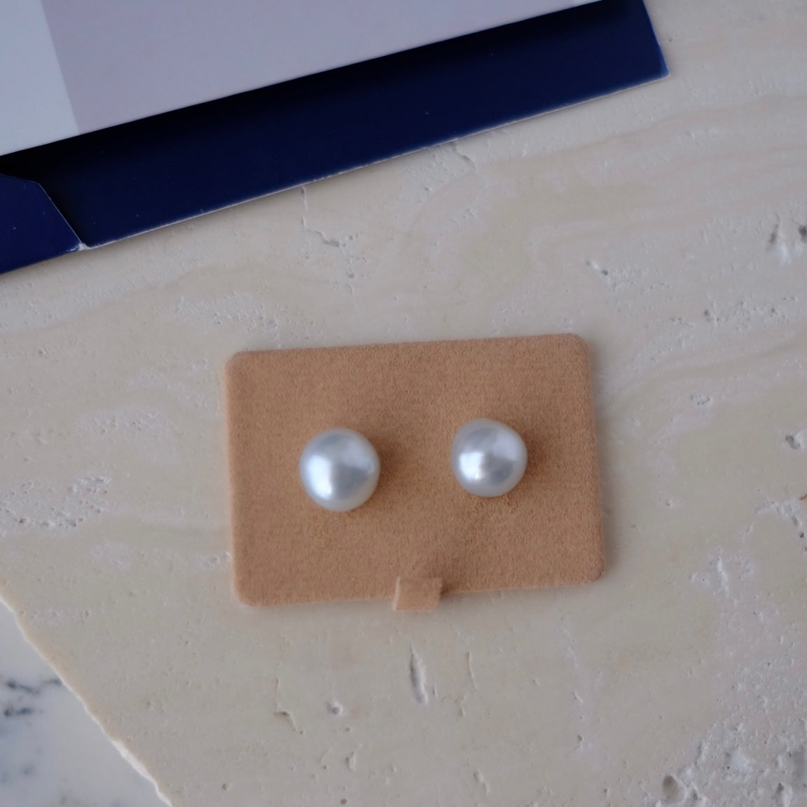 White South Sea Loose Pearl, Pair of Rough Baroque 10.7*10.4mm, PASPALEY