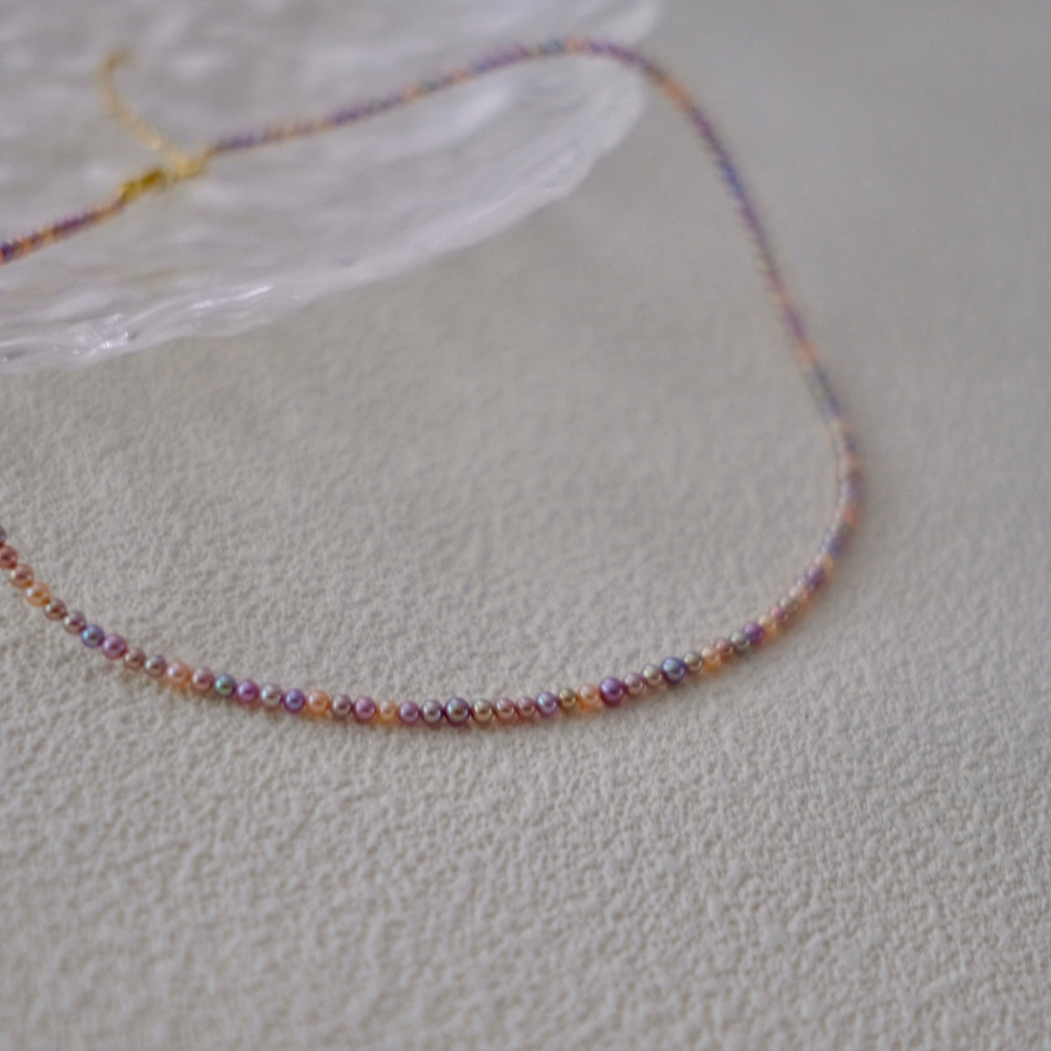 Freshwater Pearl Necklace, Mix Colour, 2-3mm, 18 Inch