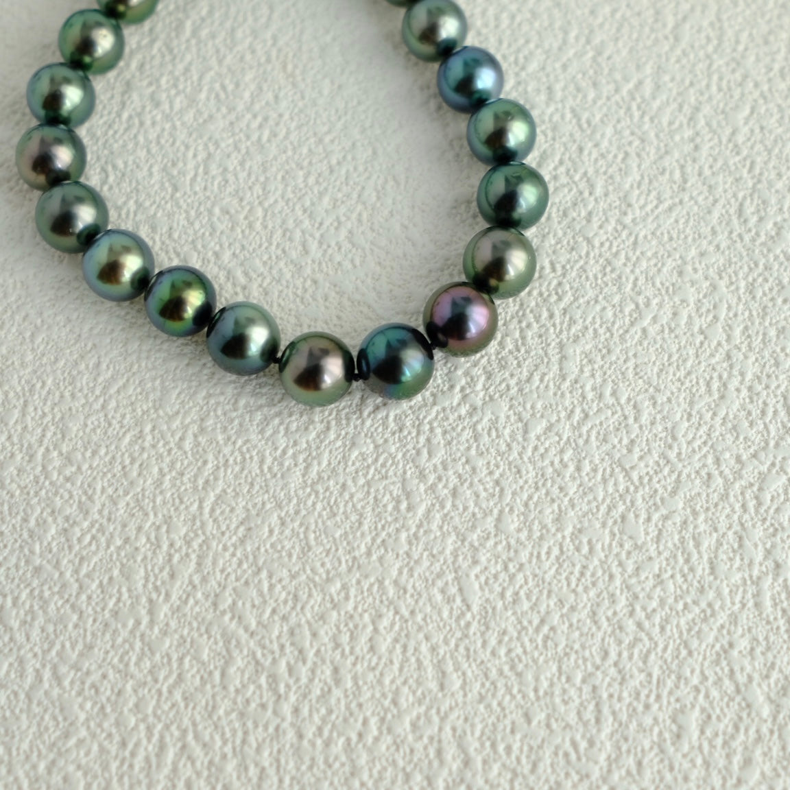Tahitian Morandi Necklace, 8.6-11.1mm, Pearl Necklace, GUILD Certificate