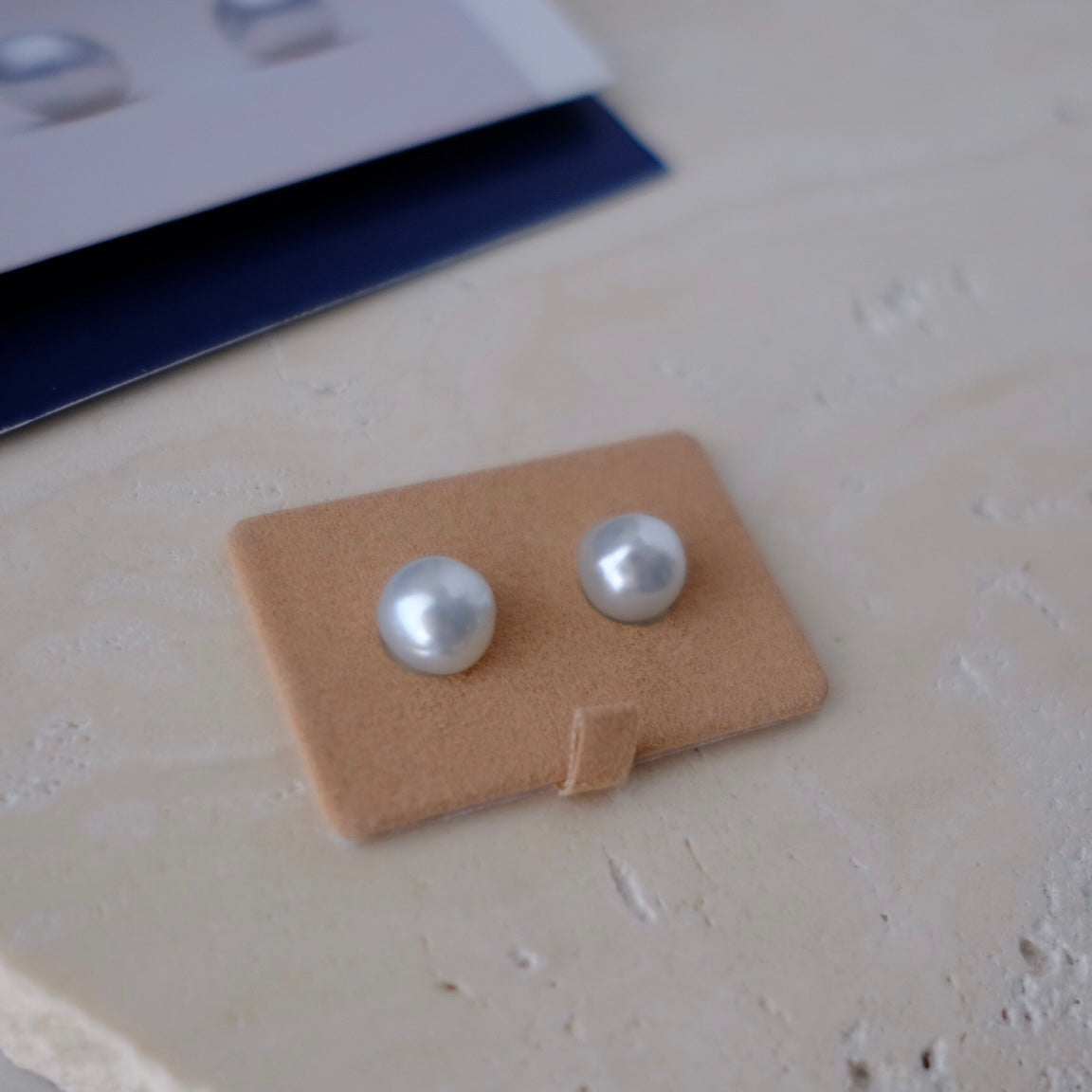 White South Sea Loose Pearl, Pair of Rough Baroque 10.7*10.4mm, PASPALEY