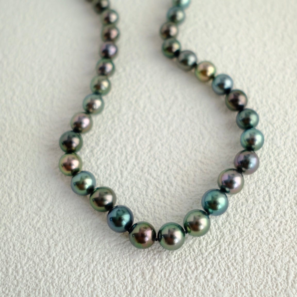 Tahitian Morandi Necklace, 9.2-11mm, Pearl Necklace, GUILD Certificate