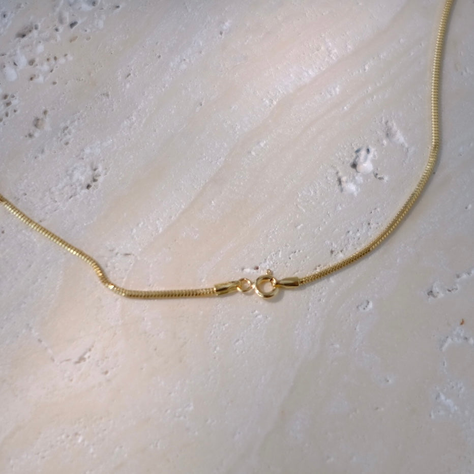 AU750, Italian Made 18k Snake Chain, 45cm, 3.71g