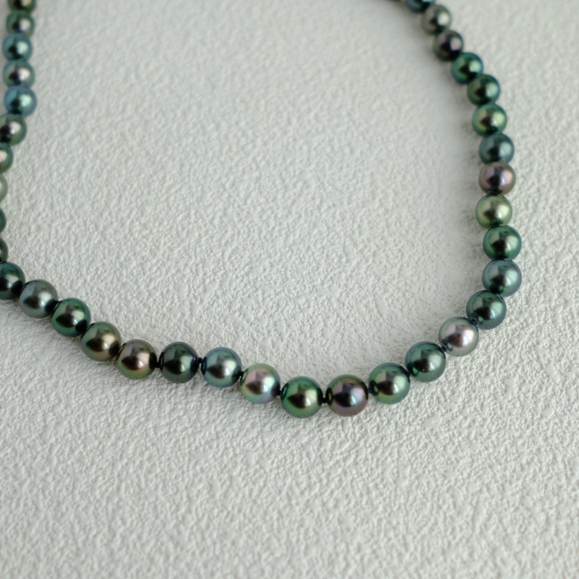 Tahitian Morandi Necklace, 8-9.2mm, Pearl Necklace, GUILD Certificate