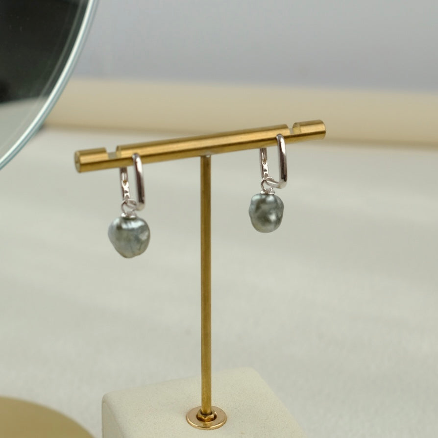 Z033 Classic Earrings Accessories, AU750, 2.219g