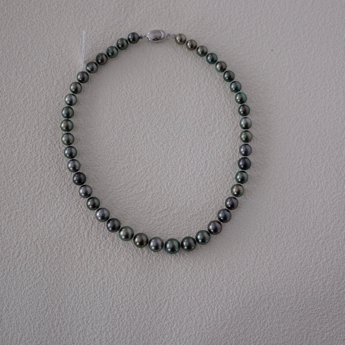 Tahitian Peacock Necklace, 8.5-11.3mm, Pearl Necklace, GUILD Certificate