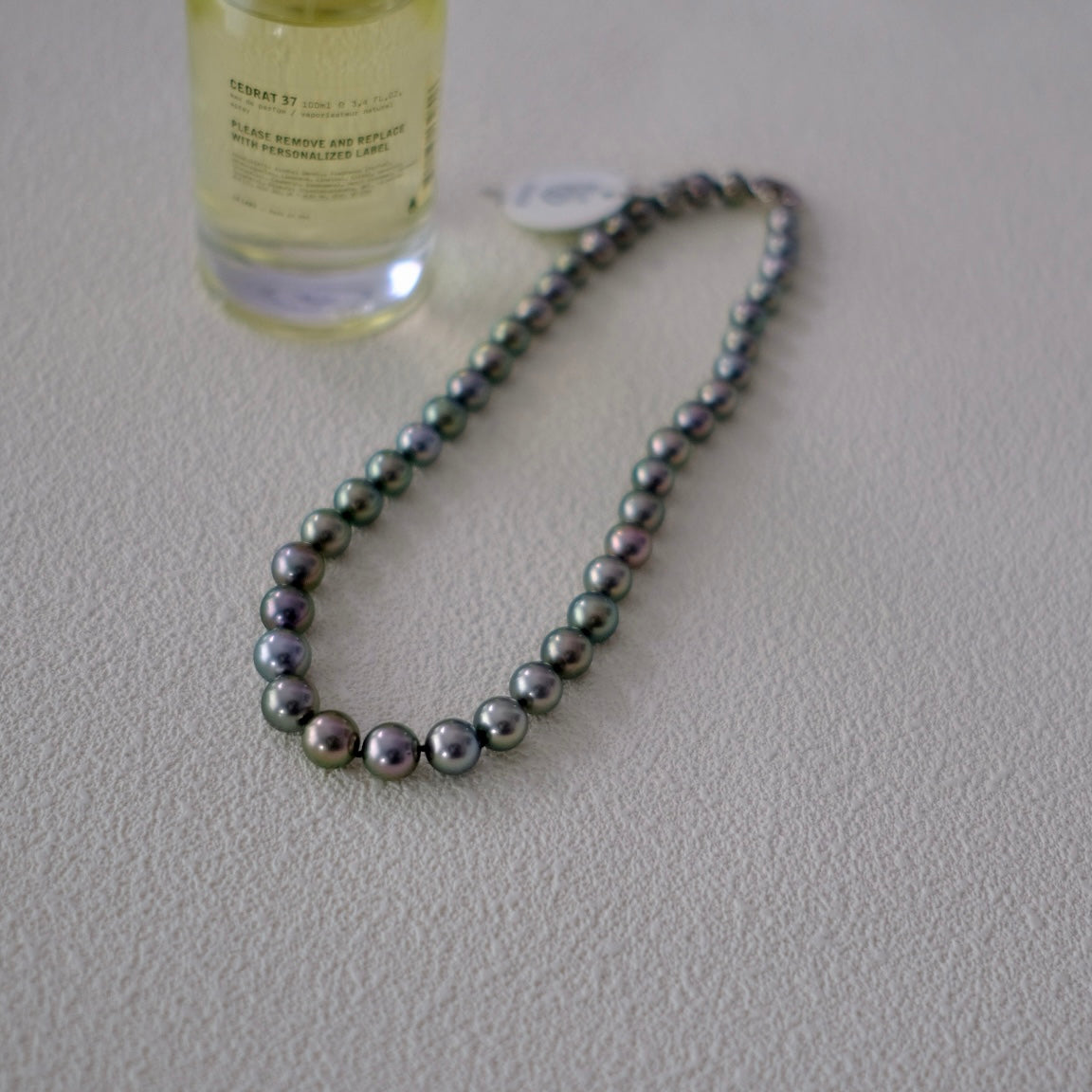 Tahitian Peacock Necklace, 8.6-10.7mm, Pearl Necklace, GUILD Certificate