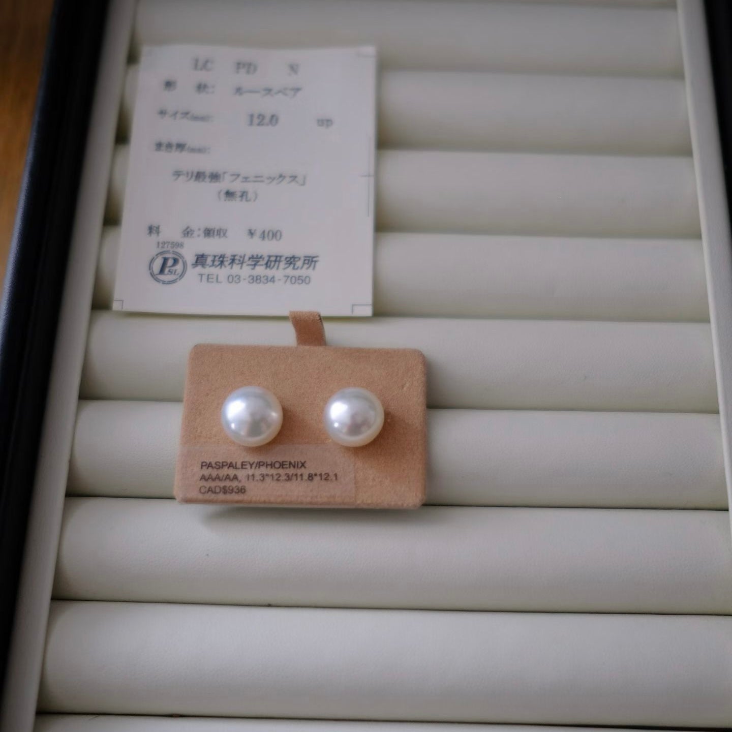 White South Sea Loose Pearl, Button, 11.3*12.3mm/11.8*12.1mm, Phoenix