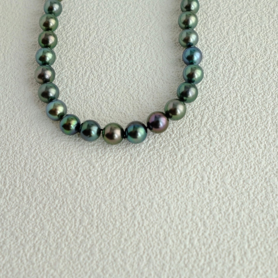Tahitian Morandi Necklace, 8.6-11.1mm, Pearl Necklace, GUILD Certificate