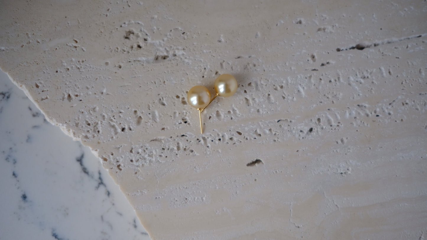 Golden South Sea Pearl, 18K, 11.3mm