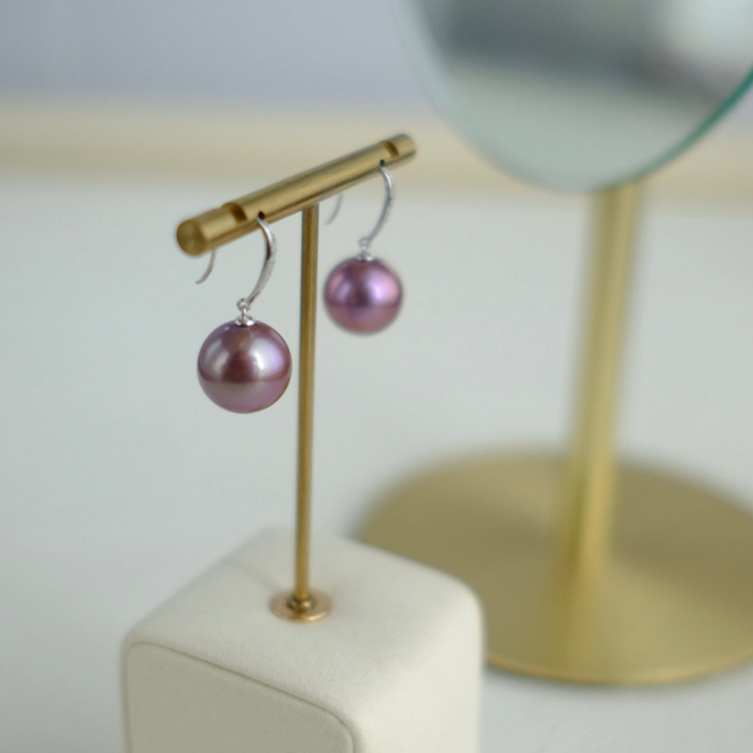 Z034 Classic Earrings Accessories, AU750, Diamond 0.078ct, 0.871g