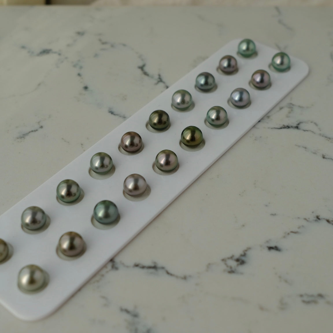 Loose Pearl, Tahitian Pair, 10-10.1mm