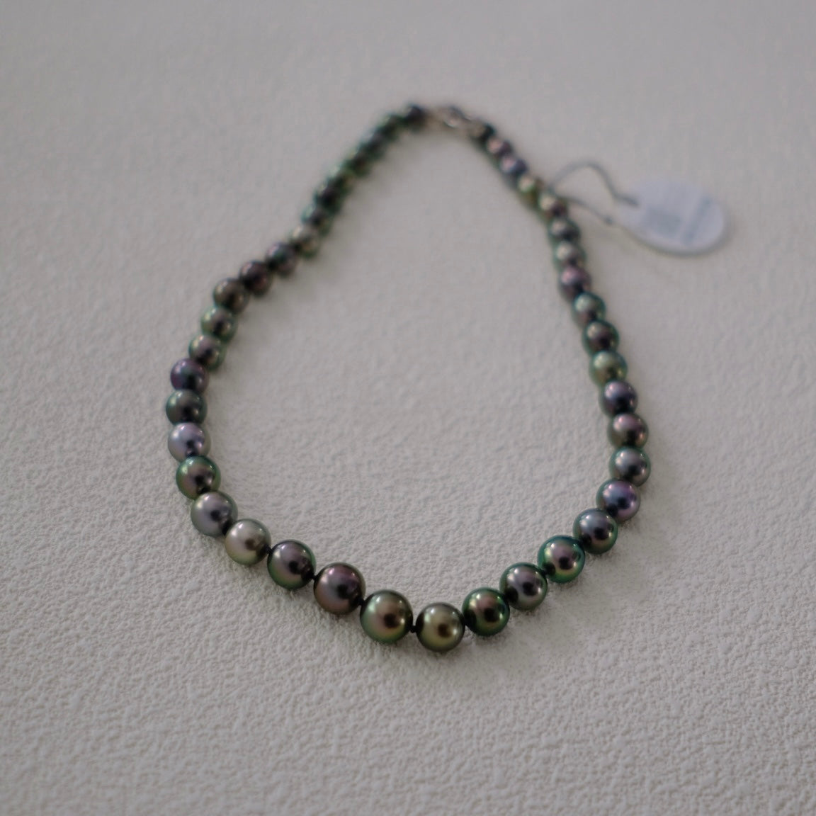 Tahitian Peacock Necklace, 8.3-10.9mm, Pearl Necklace, GUILD Certificate