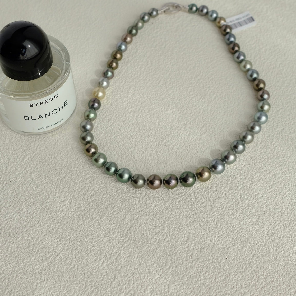 Tahitian Morandi Necklace, 8.2-11mm, Pearl Necklace, GUILD Certificate