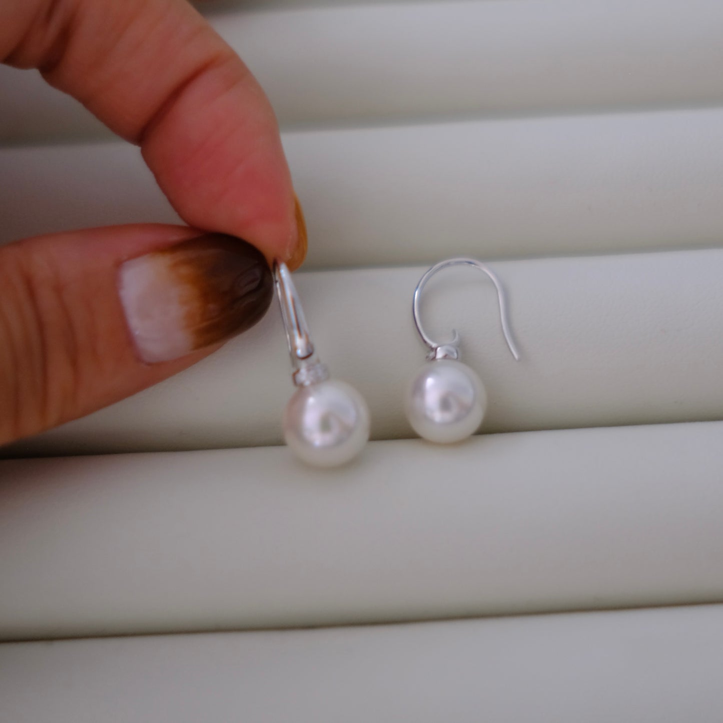 Z72 Classic Earrings Accessories, AU750, Diamond 0.023ct