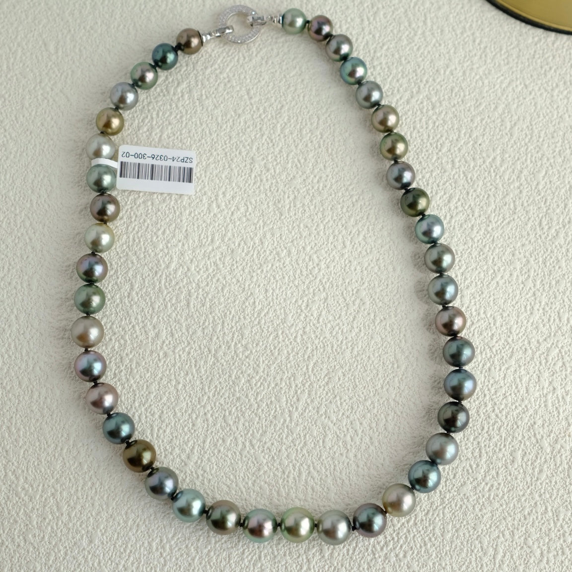 Tahitian Morandi Necklace, 8.6-11mm, Pearl Necklace, GUILD Certificate