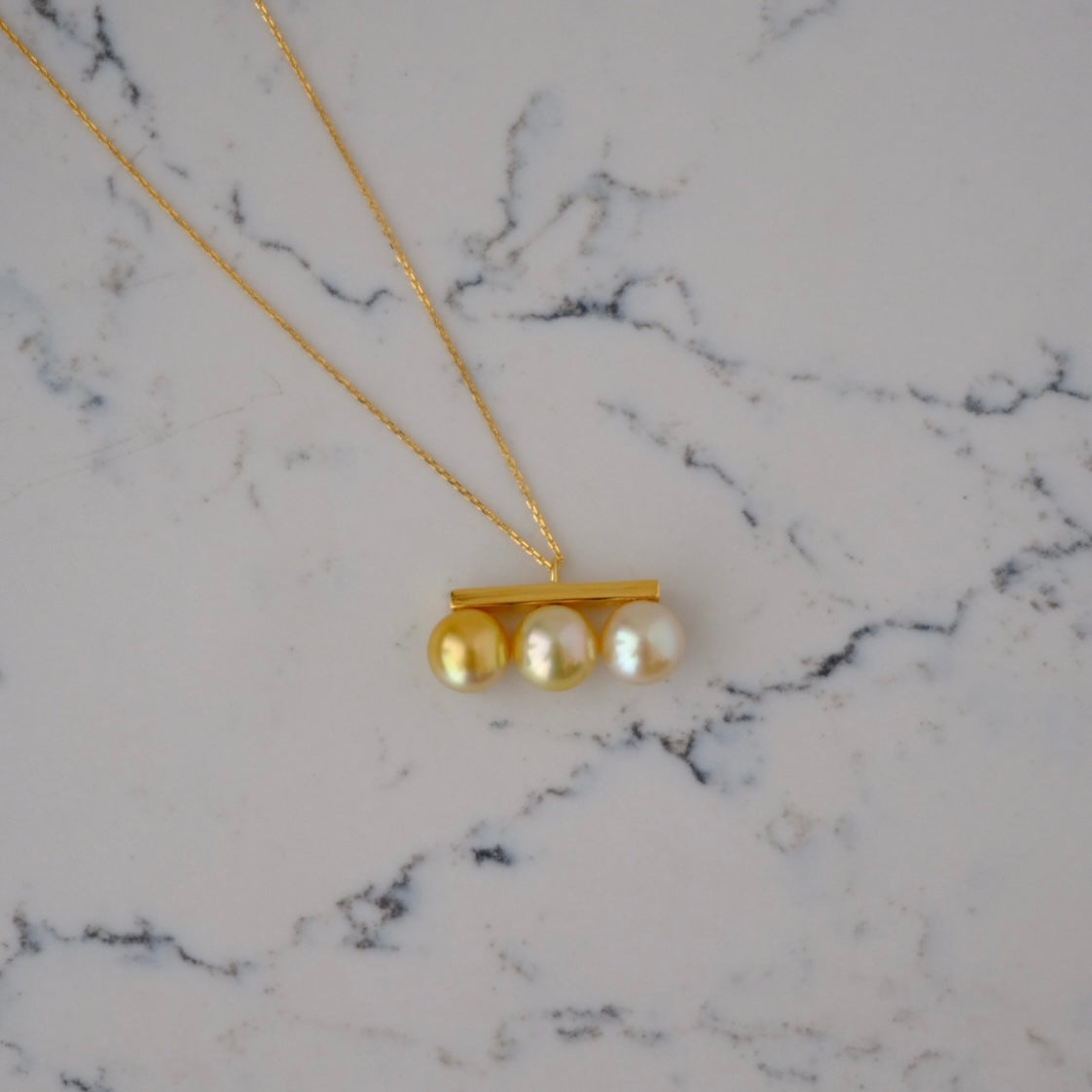 Golden South Sea Pearl, 18K Pendant, 11-11.5mm