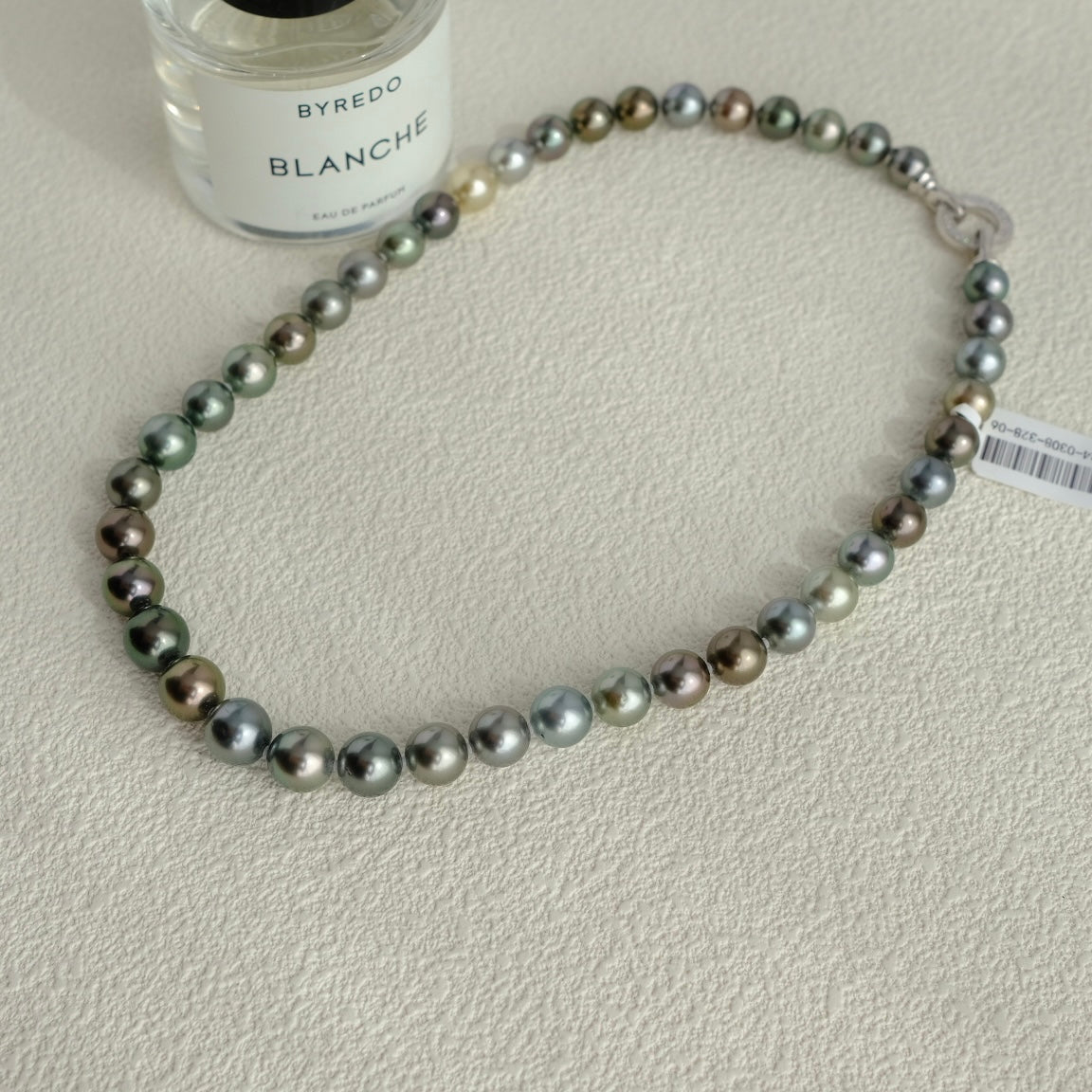 Tahitian Morandi Necklace, 8.2-11mm, Pearl Necklace, GUILD Certificate
