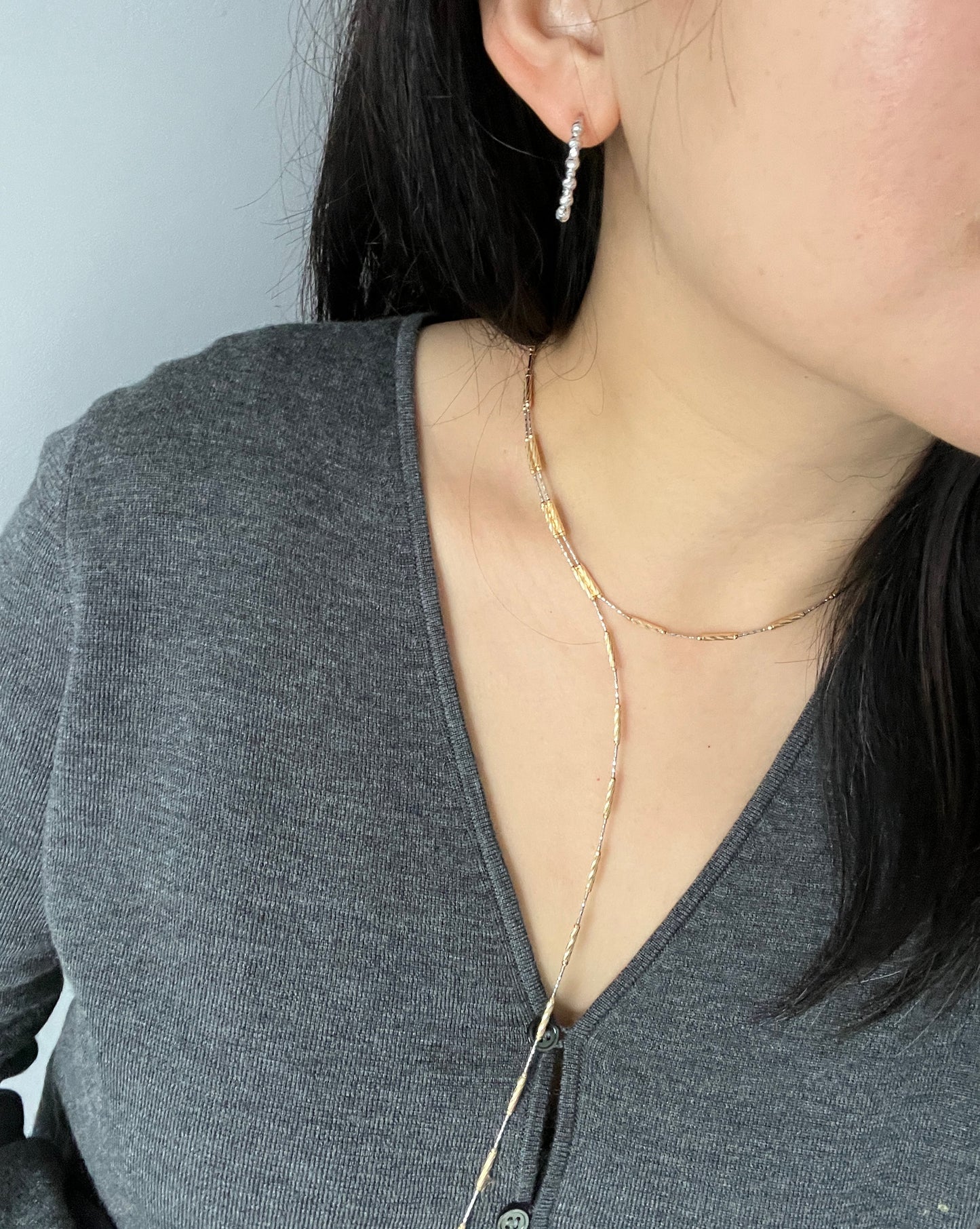 AU750, Japan Made 18k Magnetic Chain, 70cm, 4.47g