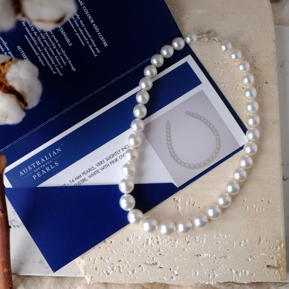 SC003 Paspaley White South Sea Necklaces APC