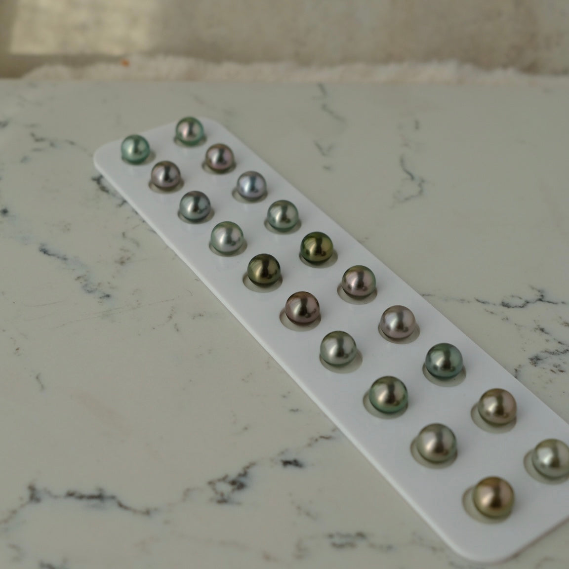 Loose Pearl, Tahitian Pair, 10-10.1mm