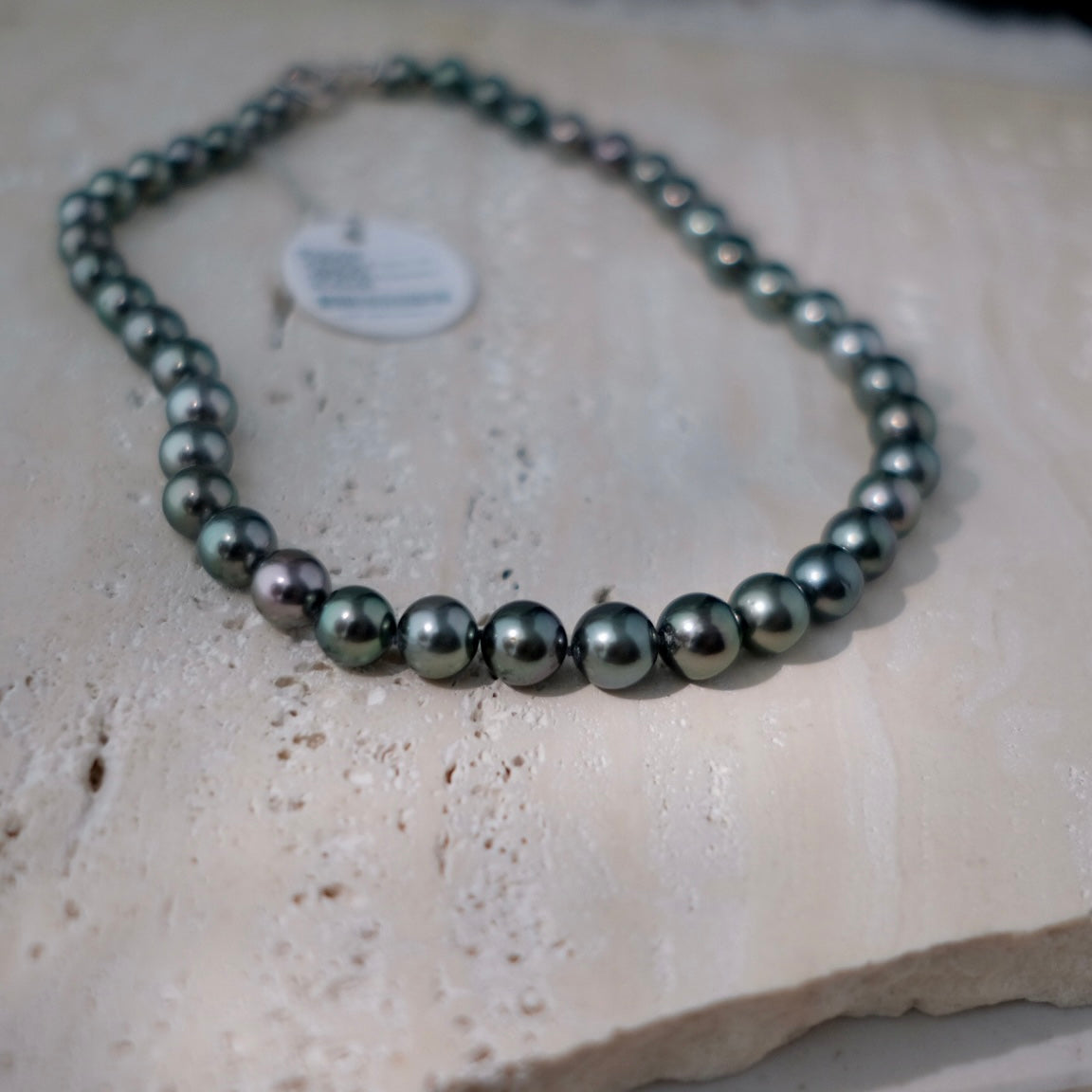 Tahitian Starla Necklace, 8.0-10.9mm, Pearl Necklace, GUILD Certificate