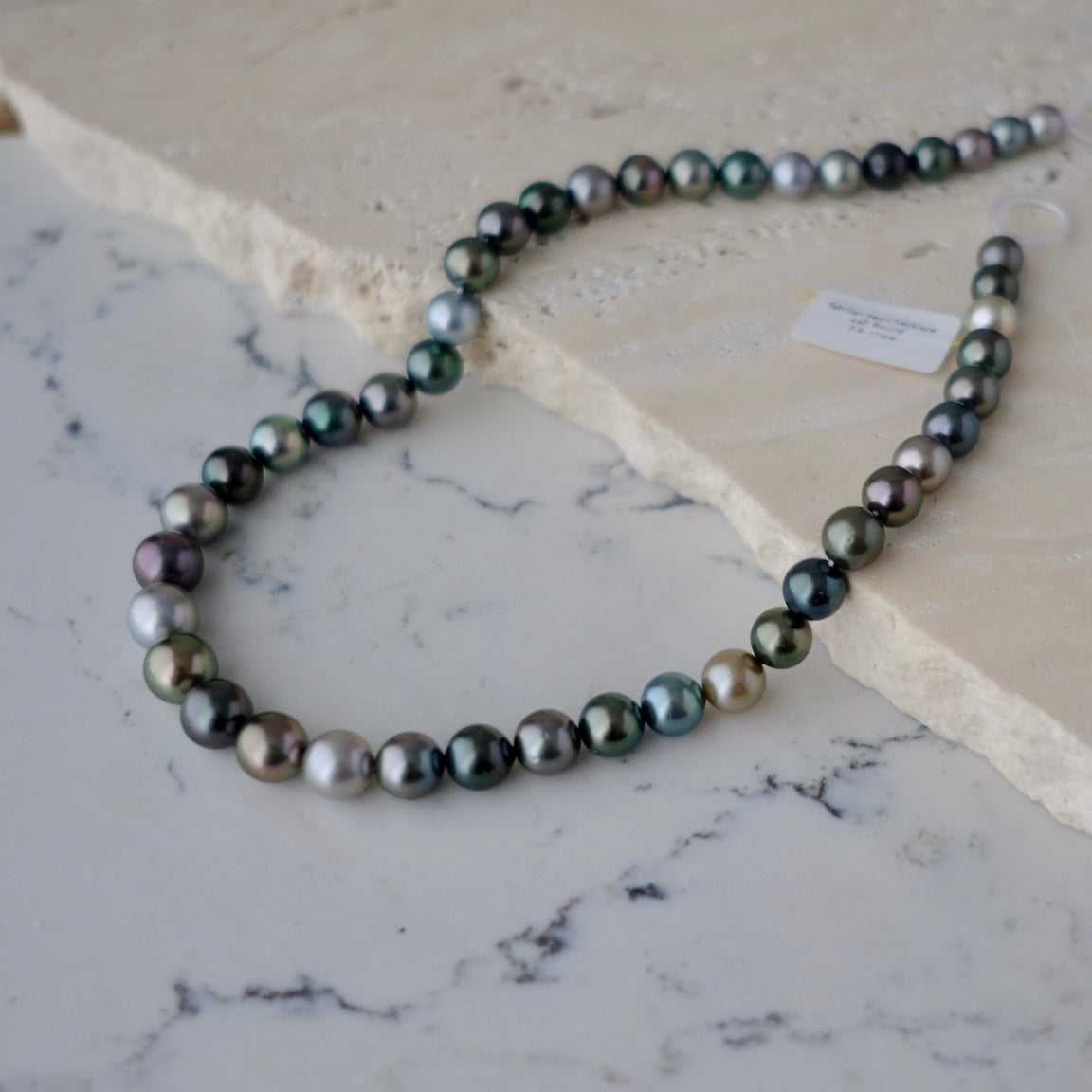 Tahitian Pearl Necklace, 7.9-11mm, Pearl Necklace