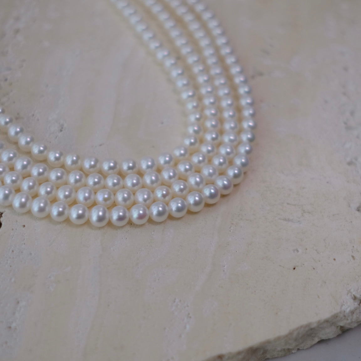 White Freshadama Freshwater Pearl Necklace,6-7mm 20 Inch