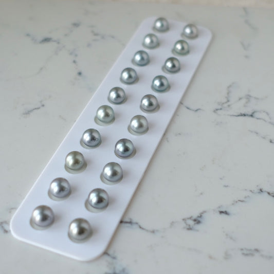 Loose Pearl, Tahitian Pair, 10-10.9mm