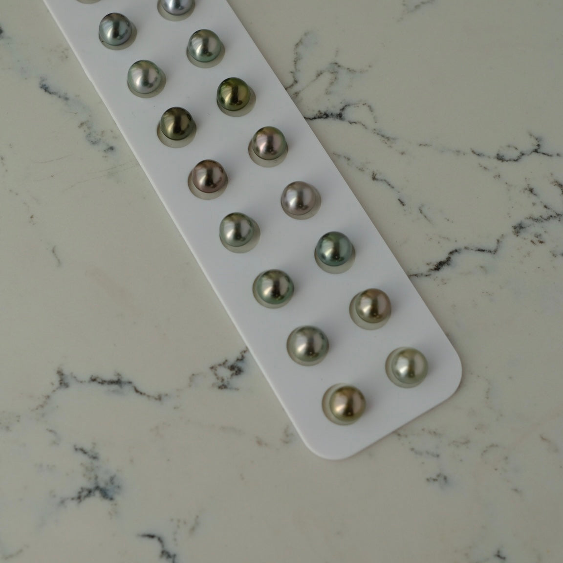 Loose Pearl, Tahitian Pair, 10-10.1mm