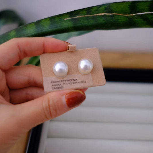 White South Sea Loose Pearl, 11.1*12.3/11.4*12.3mm, Phoenix