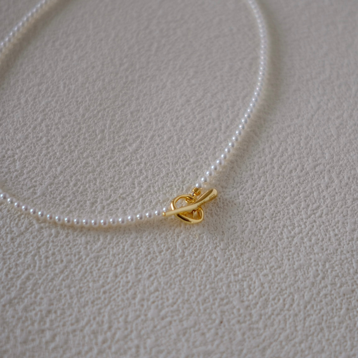 White Freshadama Freshwater Pearl Necklace, 3.5-4mm, 18 Inch