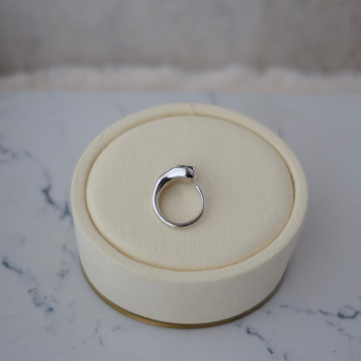 Tahitian Keshi, 6.3*7.5mm, S925, Pearls Ring
