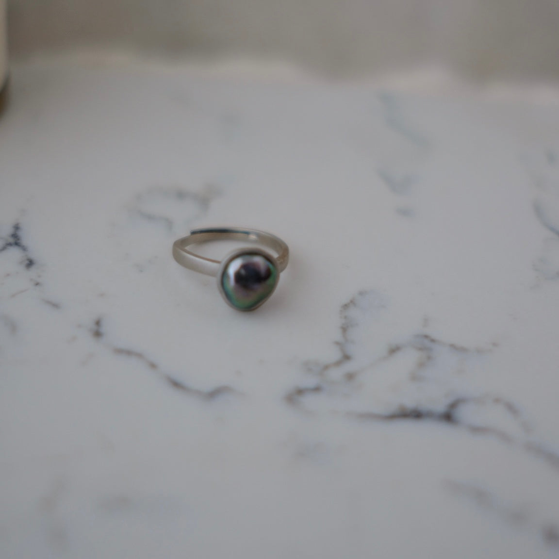 Tahitian Keshi, 8.4*9mm, S925, Pearls Ring