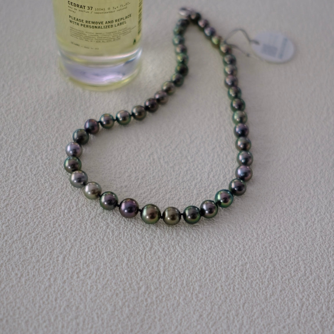 Tahitian Peacock Necklace, 8.3-10.9mm, Pearl Necklace, GUILD Certificate