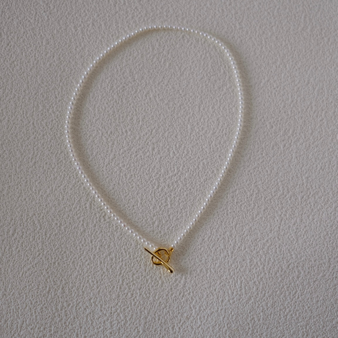 White Freshadama Freshwater Pearl Necklace, 3.5-4mm, 18 Inch