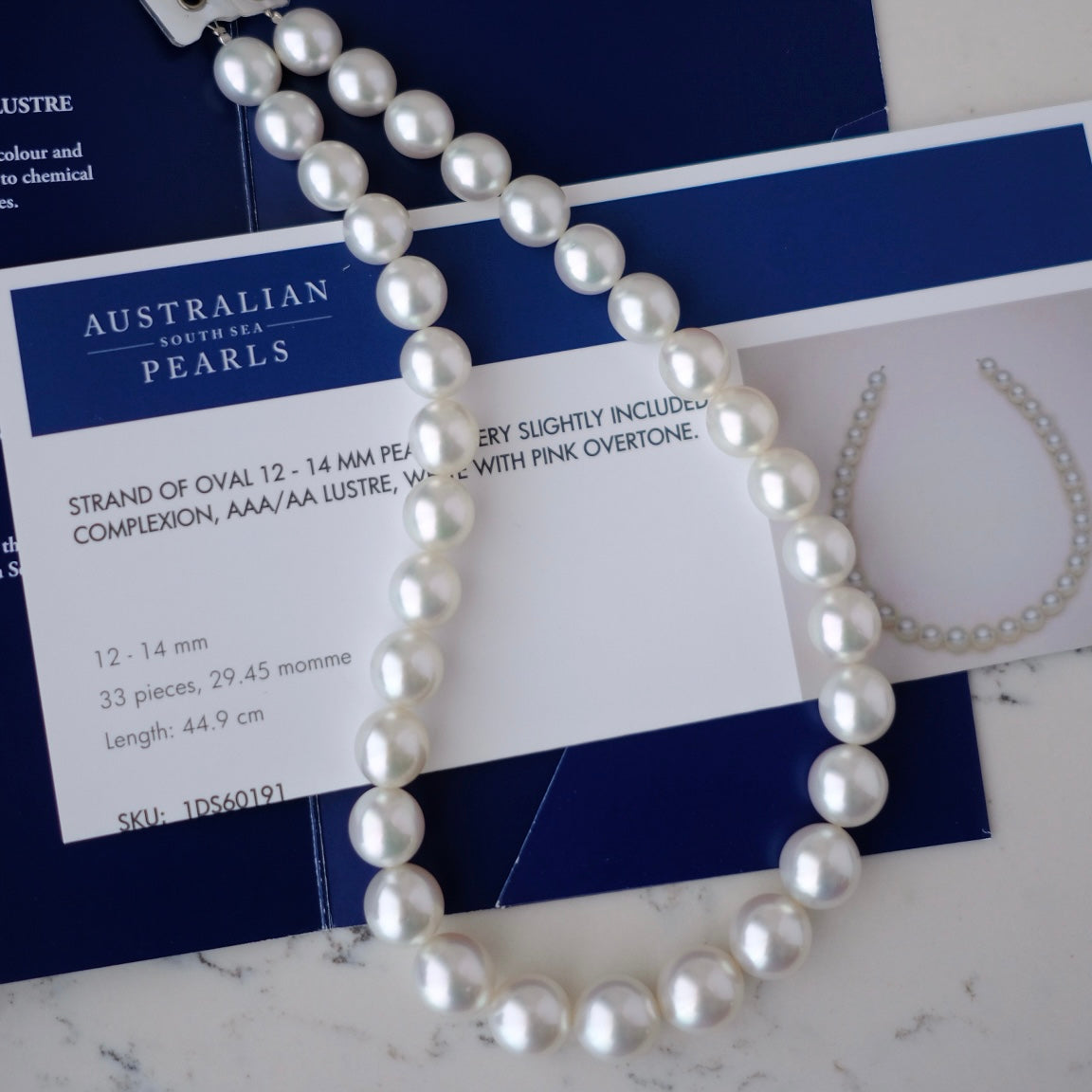 SC003 Paspaley White South Sea Necklaces APC