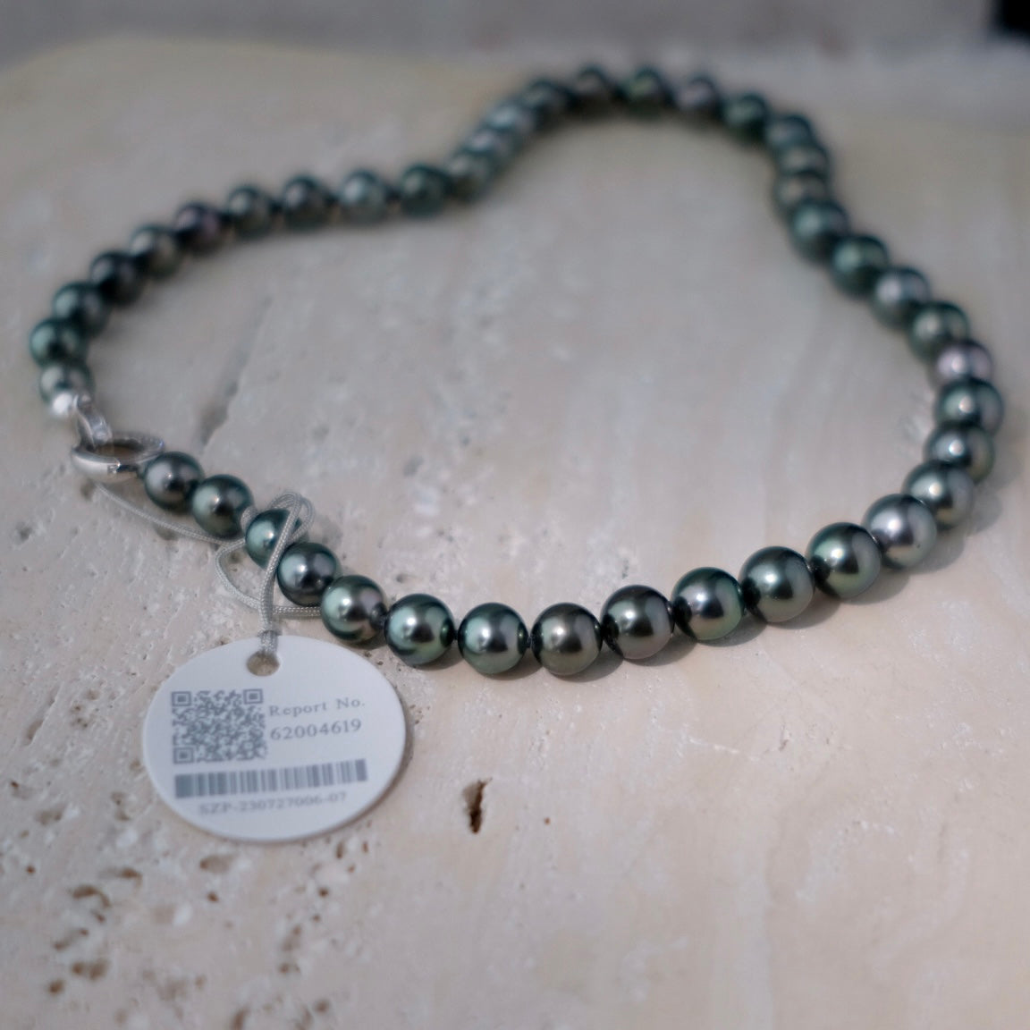 Tahitian Starla Necklace, 8.0-10.9mm, Pearl Necklace, GUILD Certificate