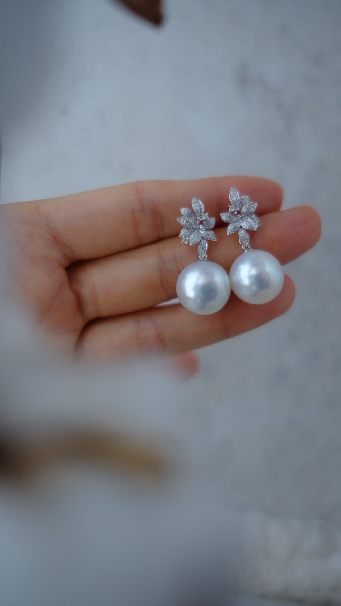 CE002 Lily of the Valley Earrings