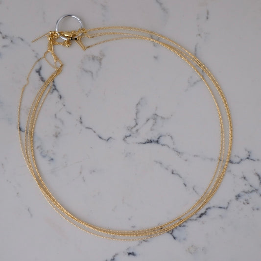 AU750, Japan Made 18k Collar Chain, 40+5cm, 1.51g