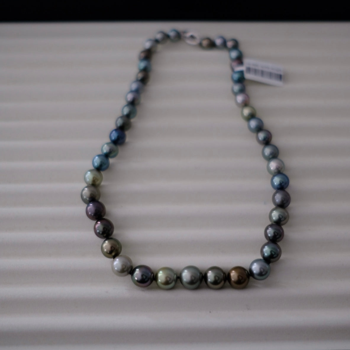 Tahitian Morandi Necklace, 8.3-11mm, Pearl Necklace, GUILD Certificate