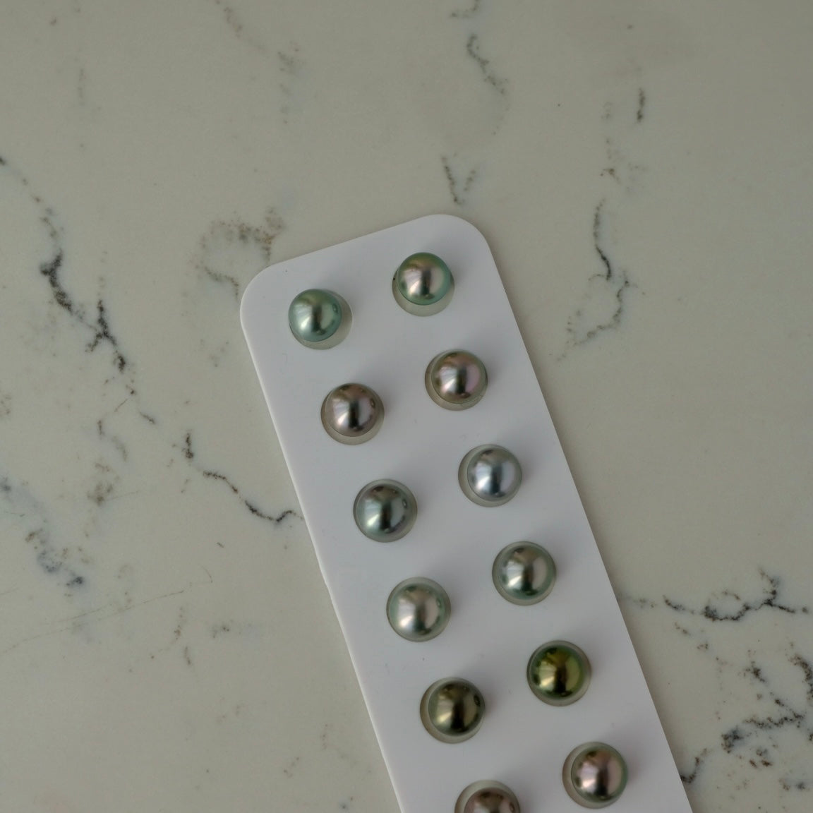 Loose Pearl, Tahitian Pair, 10-10.1mm
