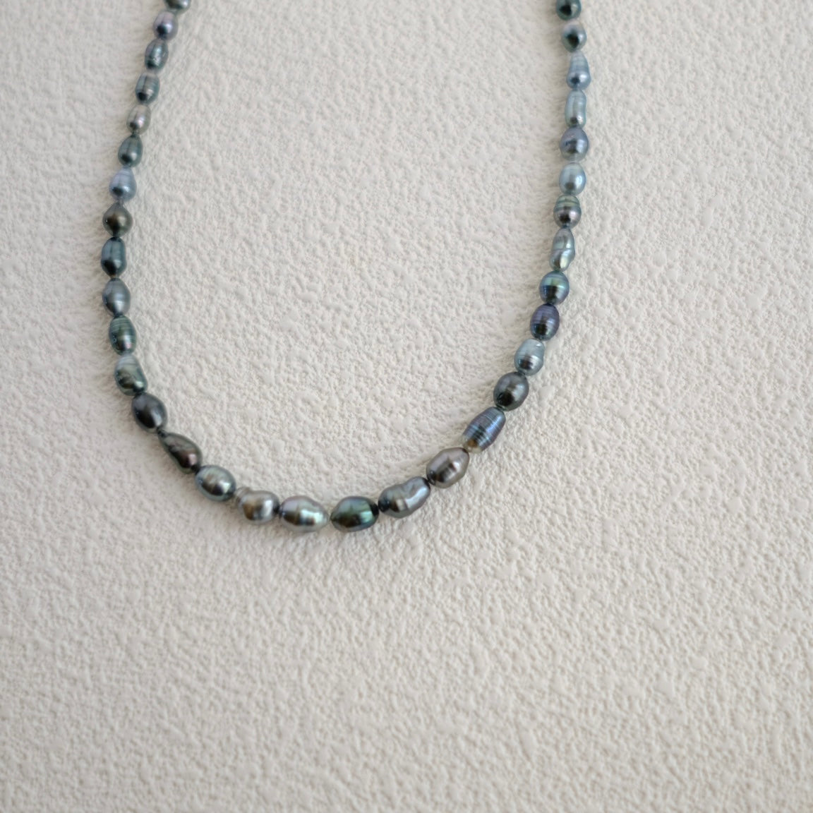 Tahitian Pearl Necklace, Keshi, 3.4-6.7mm