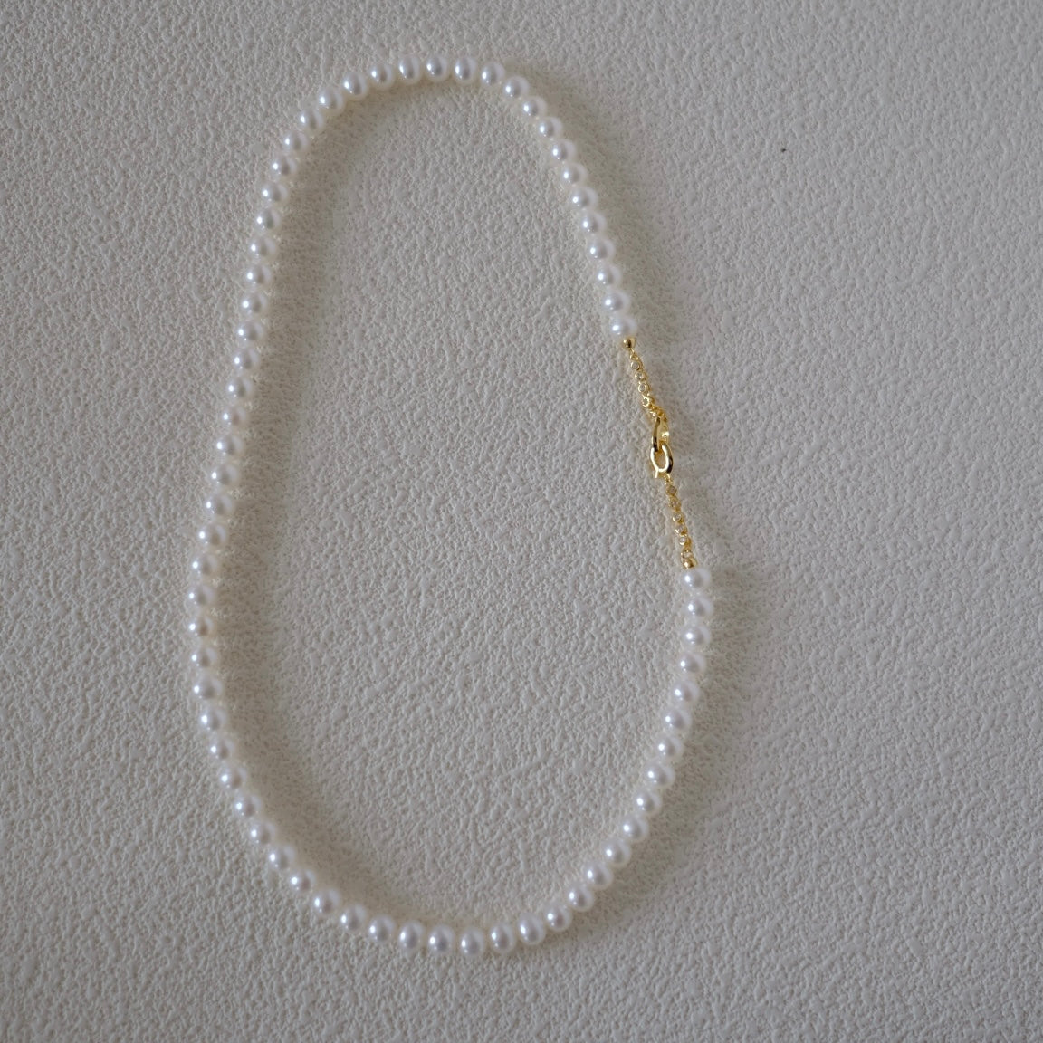 White Freshadama Freshwater Pearl Necklace,6-7mm 20 Inch