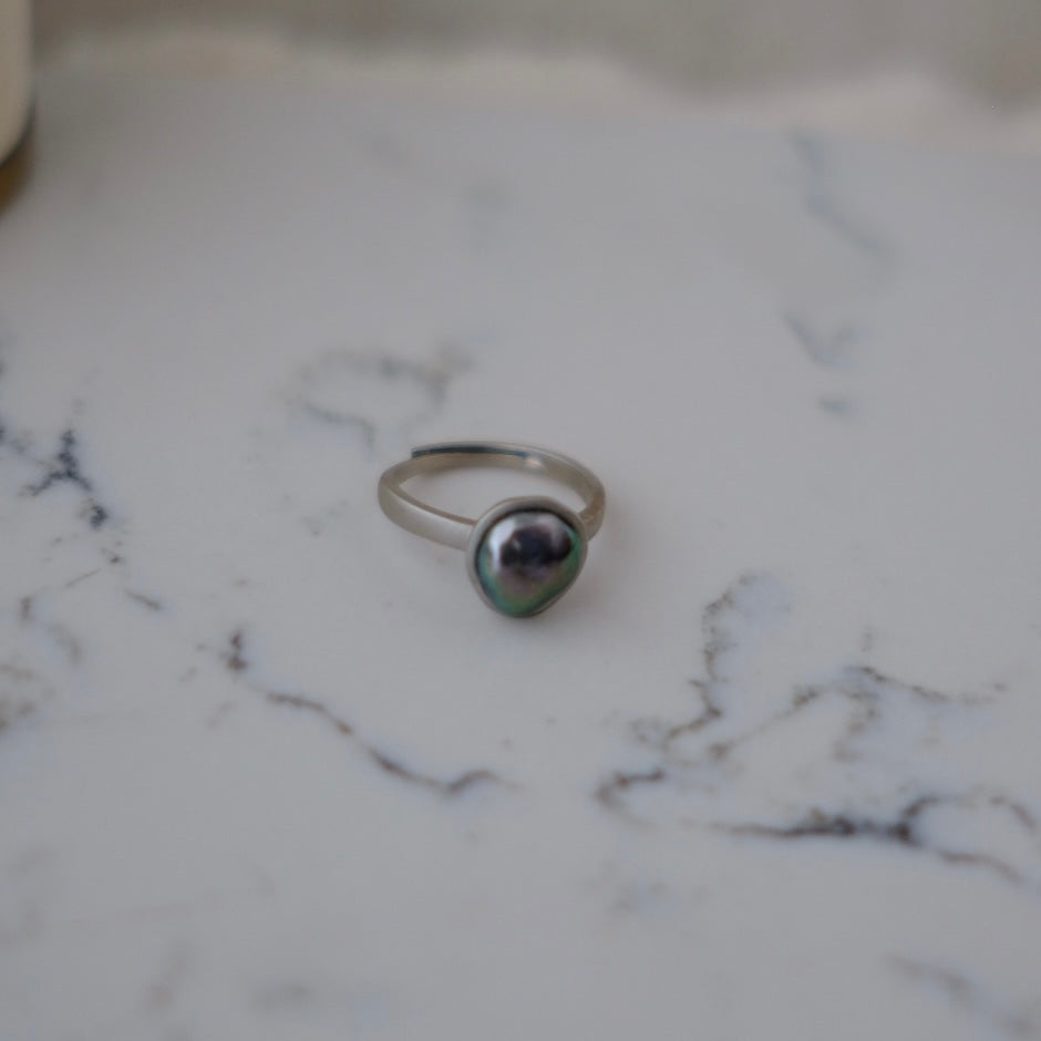 Tahitian Keshi, 8.4*9mm, S925, Pearls Ring