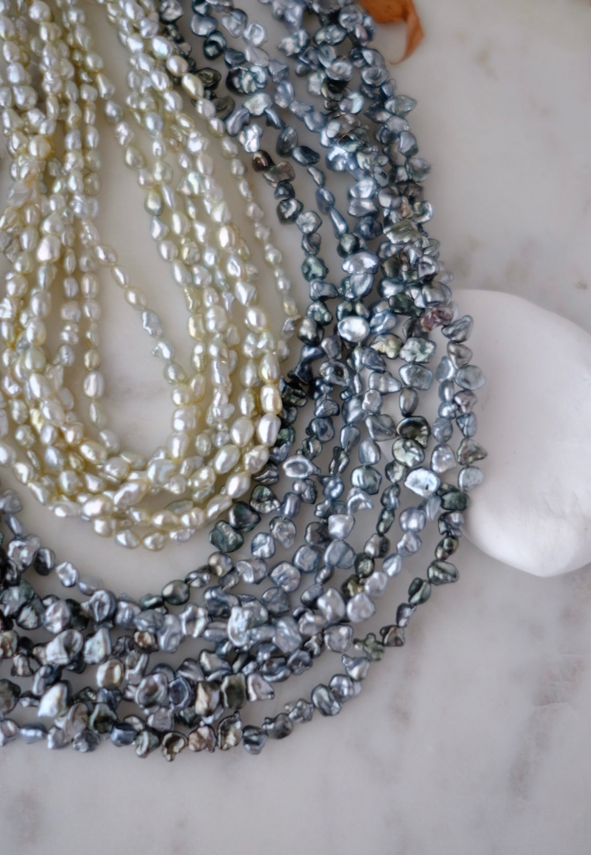 SC002 South Sea Necklaces, Keshi