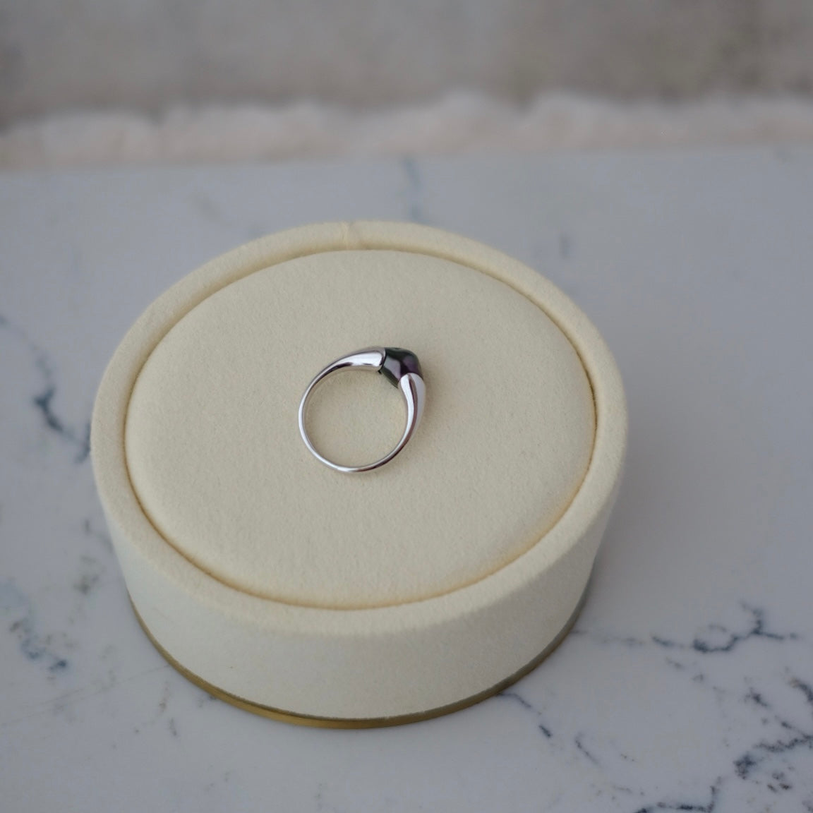 Tahitian Keshi, 7*8.9mm, S925, Pearls Ring