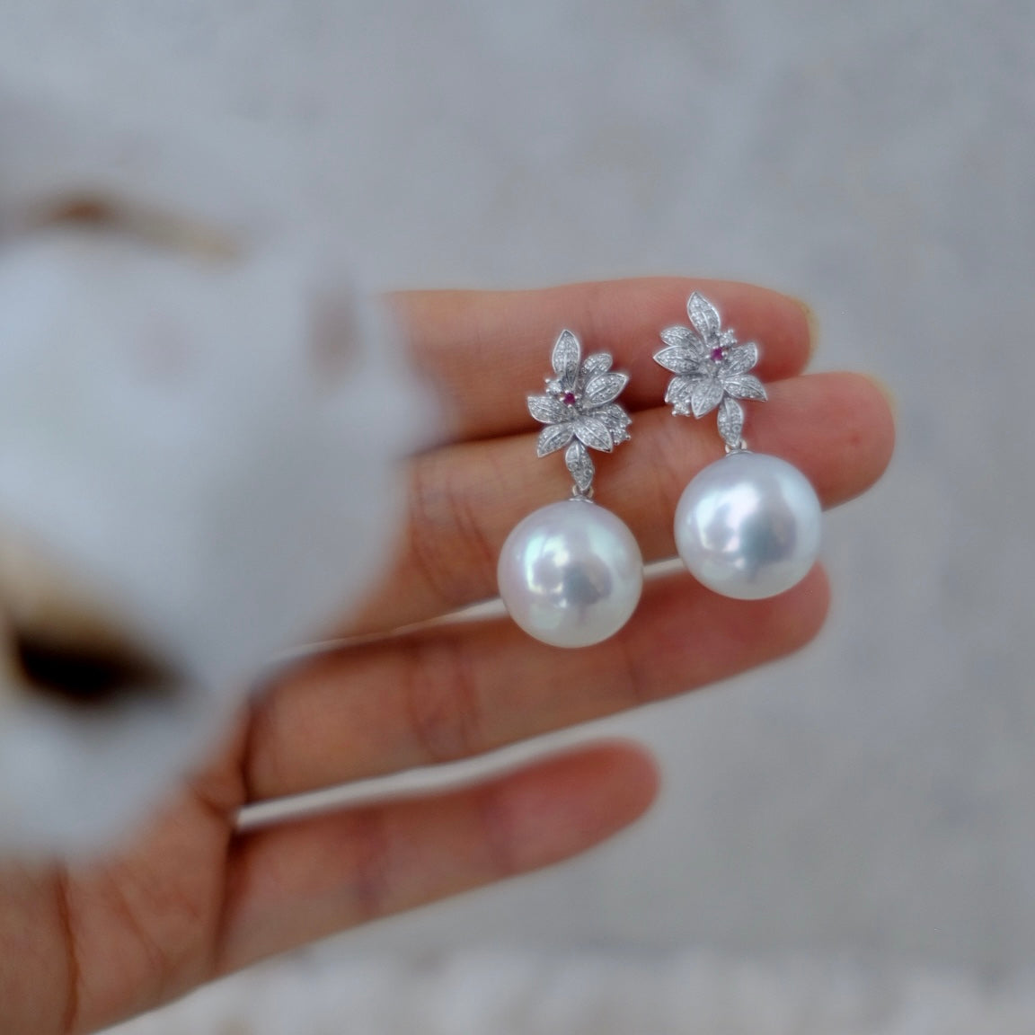 CE002 Lily of the Valley Earrings