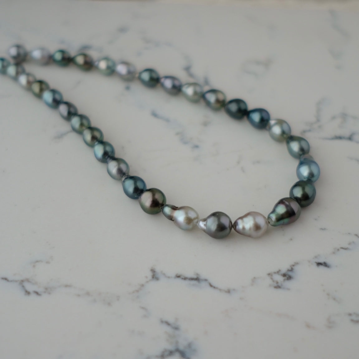 Tahitian Baroque Necklace, 8.2-11.1mm, Pearl Necklace