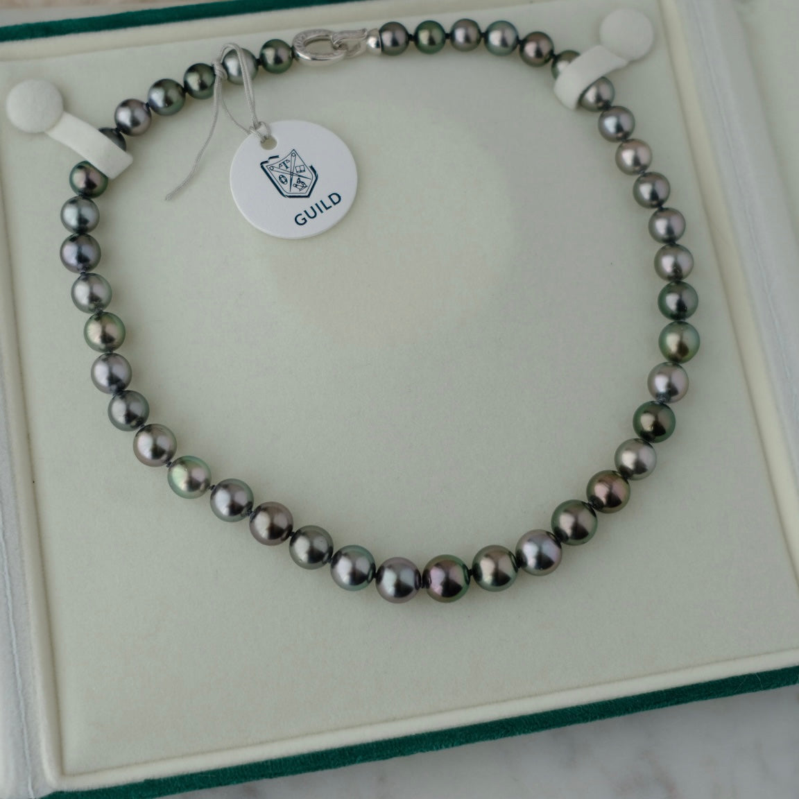 Tahitian Starla Necklace, 8.4-11.0mm, Pearl Necklace, GUILD Certificate