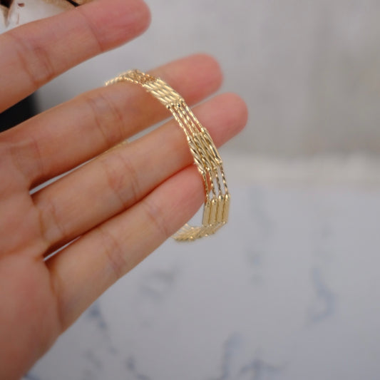 AU750, Japan Made 18k Magnetic Chain, 70cm, 4.5g